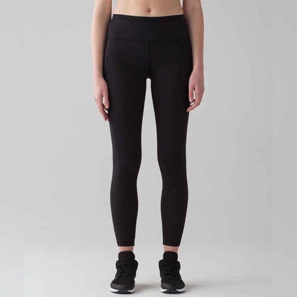 LK New Lululemon Mind Over Miles High Rise Run Leggings Tights Pants Womens 4 S - Picture 8 of 17